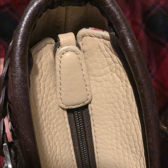 Brighton Candace Straw & leather Shoulder bag double heart charm double straps - Picture 15 of 15